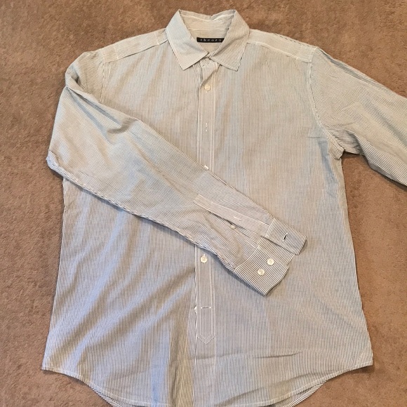 Men’s Theory Cotton Dress Shirt (Medium) - Picture 1 of 4
